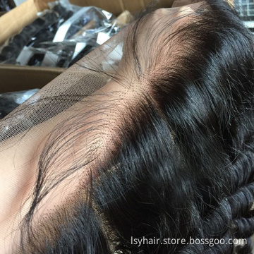 Super Natural Thin Transparent Light Brown Lace Frontal, Wholesale Best Vendor Virgin Cuticle Aligned Hair Lace Frontals
